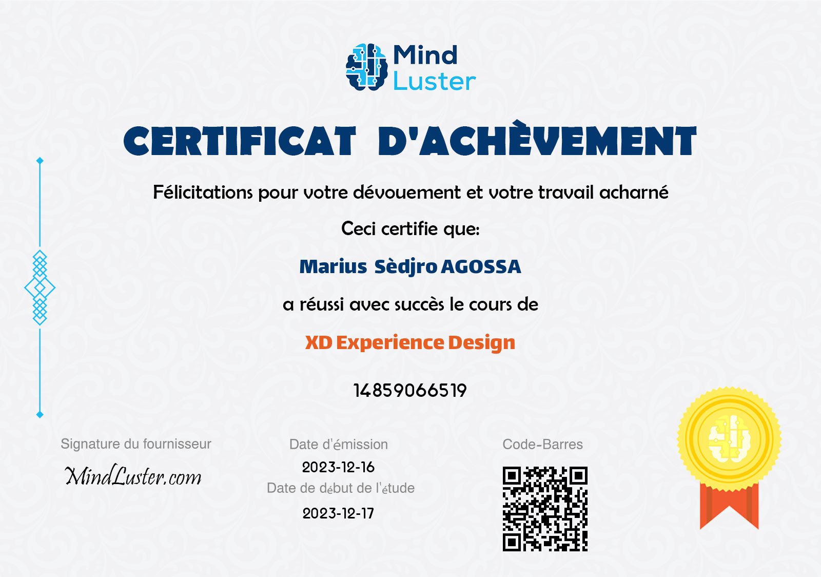 Mes certificats