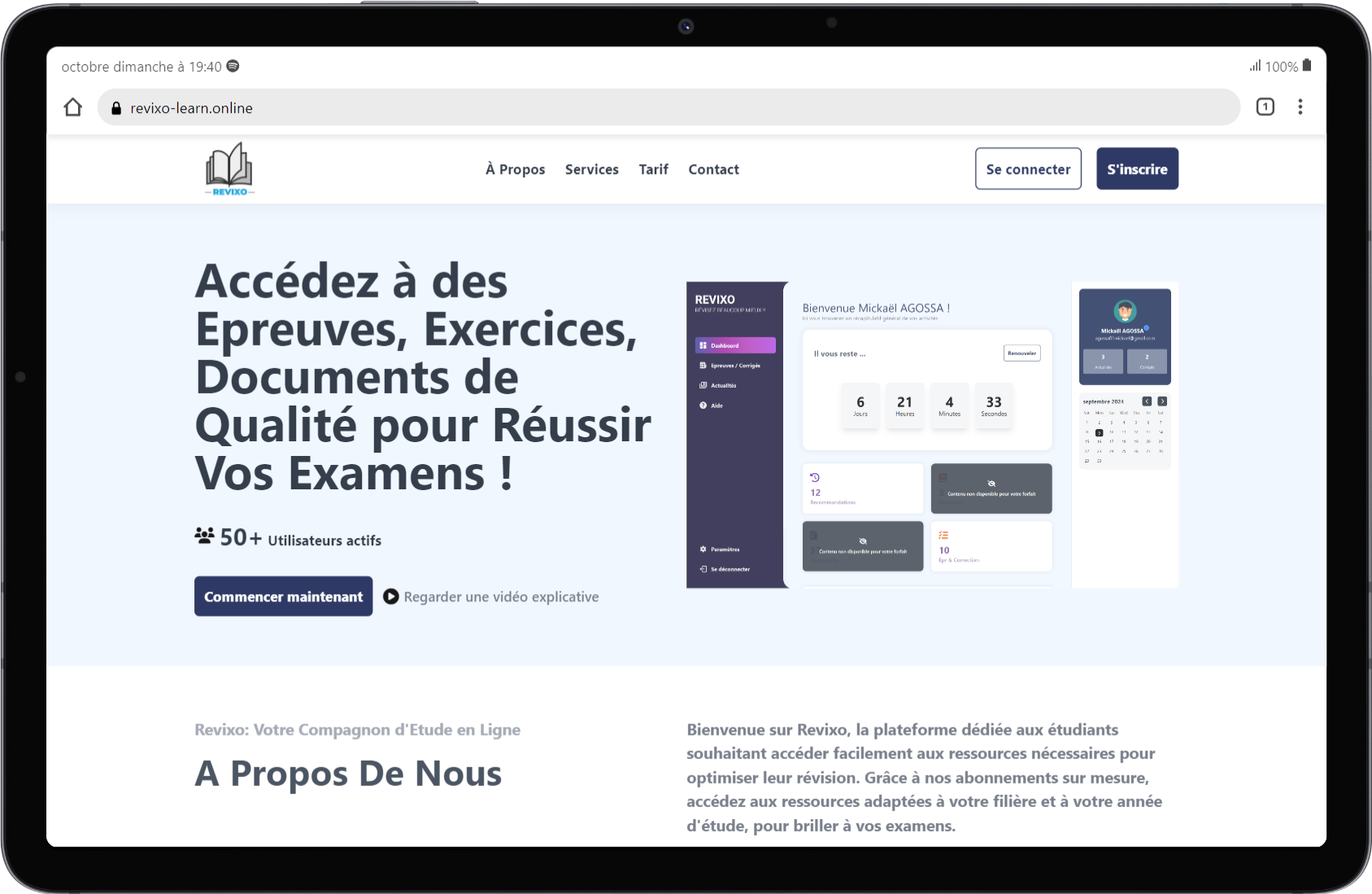 Platforme de révision en ligne